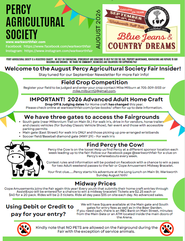 Fair Insider August 2026 Warkworth Fair Insider Report June 2026