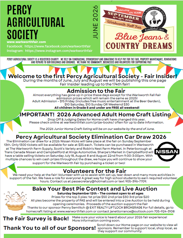 Warkworth Fair Insider Report June 2026